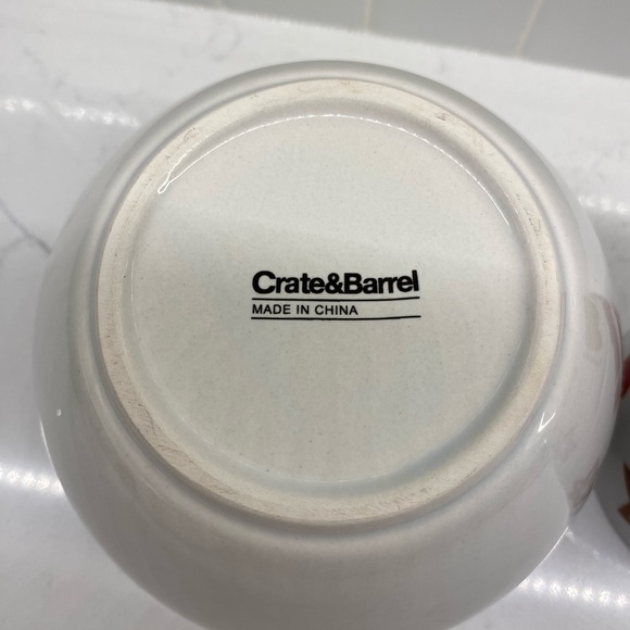 Crate & Barrel Bowl and Mug - Picture 2 of 4